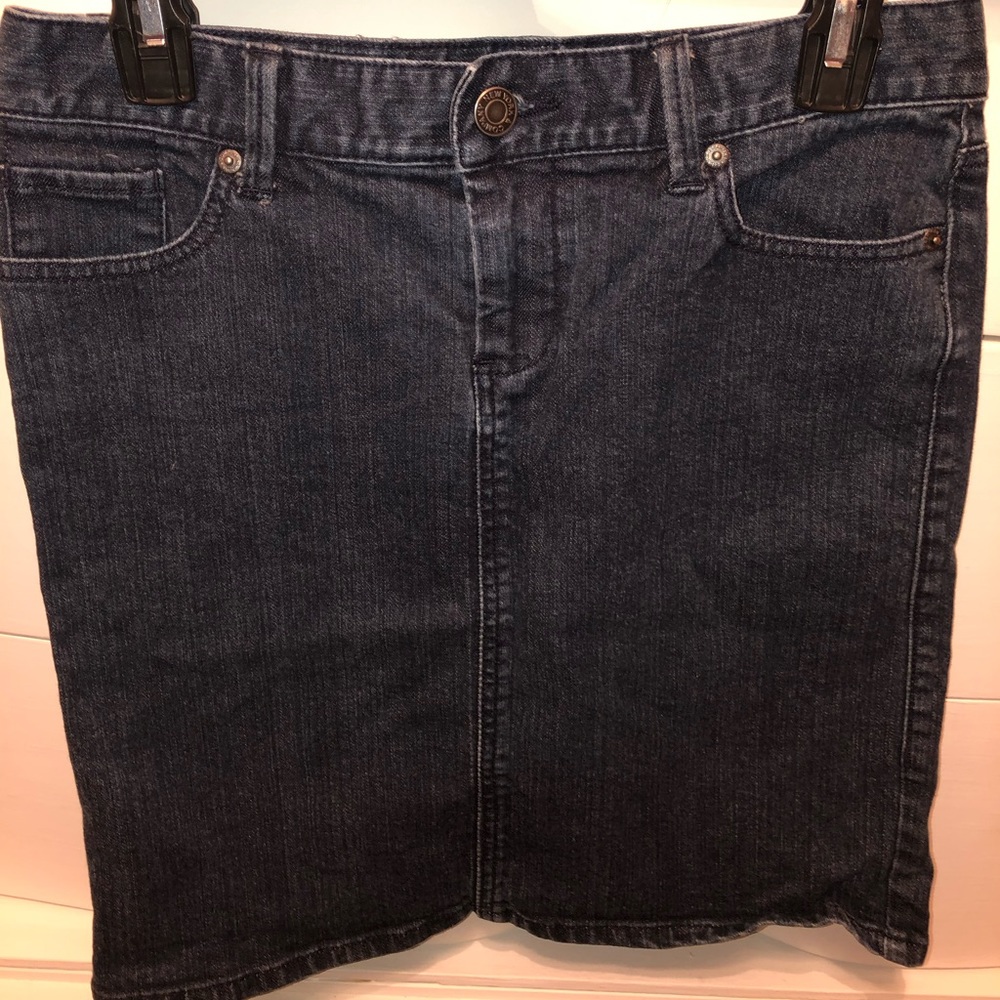 New York & Company Jean Skirt